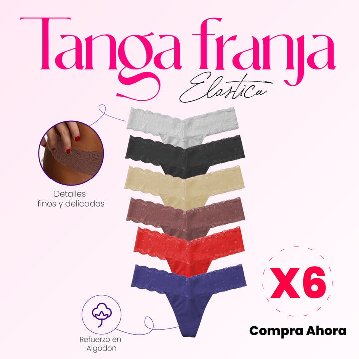 TANGA PAQX6 COLORES